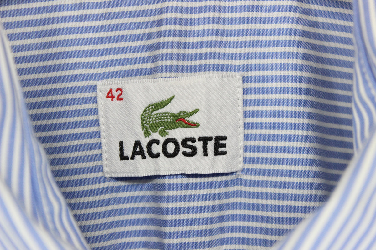 Mens Striped Shirt Button Up Long Sleeve Classic Cotton