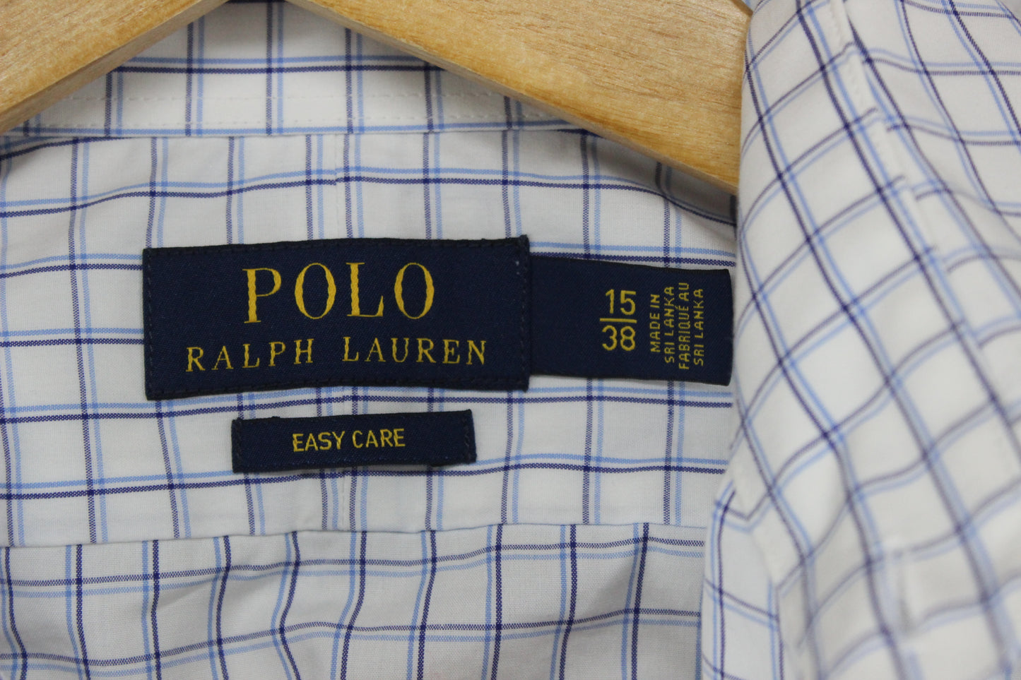 Mens Check Shirt Button Up Long Sleeve