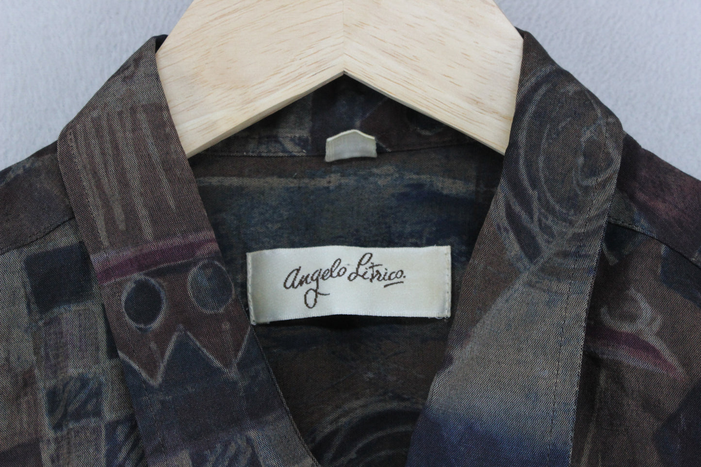 Mens Patterned Shirt Button Up