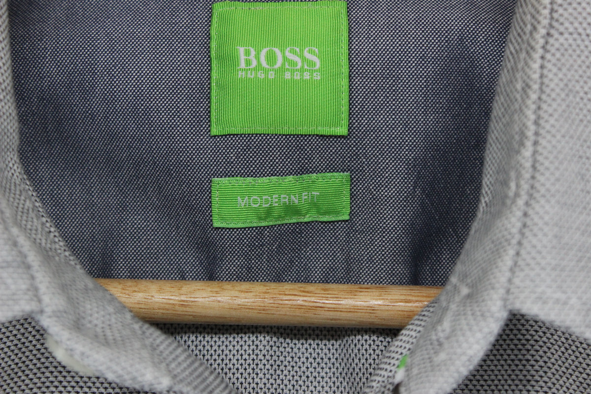 Mens Shirt Modern Button Up
