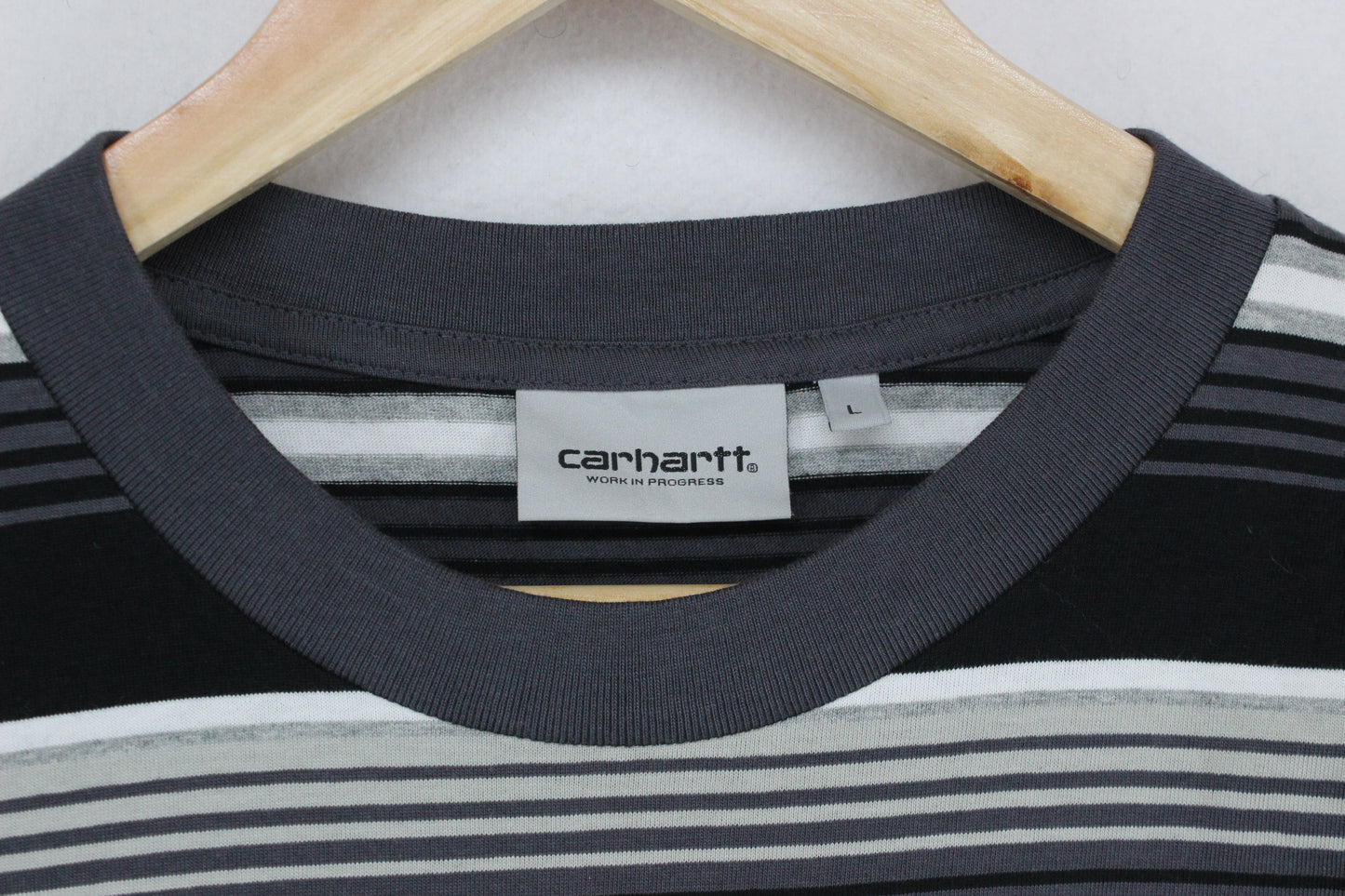 Mens Striped T-Shirt Crew Neck