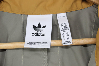 Mens Windbreaker Jacket 1/4 Zip Colorblock Oversized