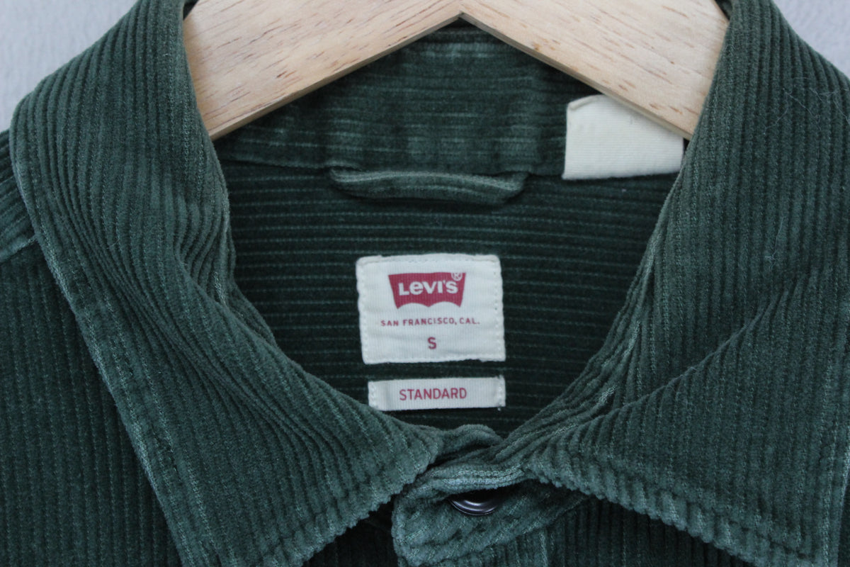Mens Corduroy Shirt Western Button Up