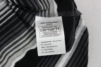 Mens Striped T-Shirt Crew Neck