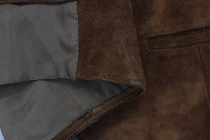 Mens Suede Waistcoat Button Sleeveless