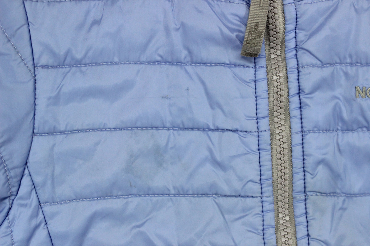 Girls Quilted Jacket Reversible Full Zip Lightweight