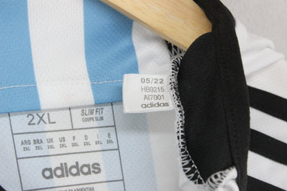 Mens Argentina 2022-23 Football Shirt Home Jersey Slim Fit