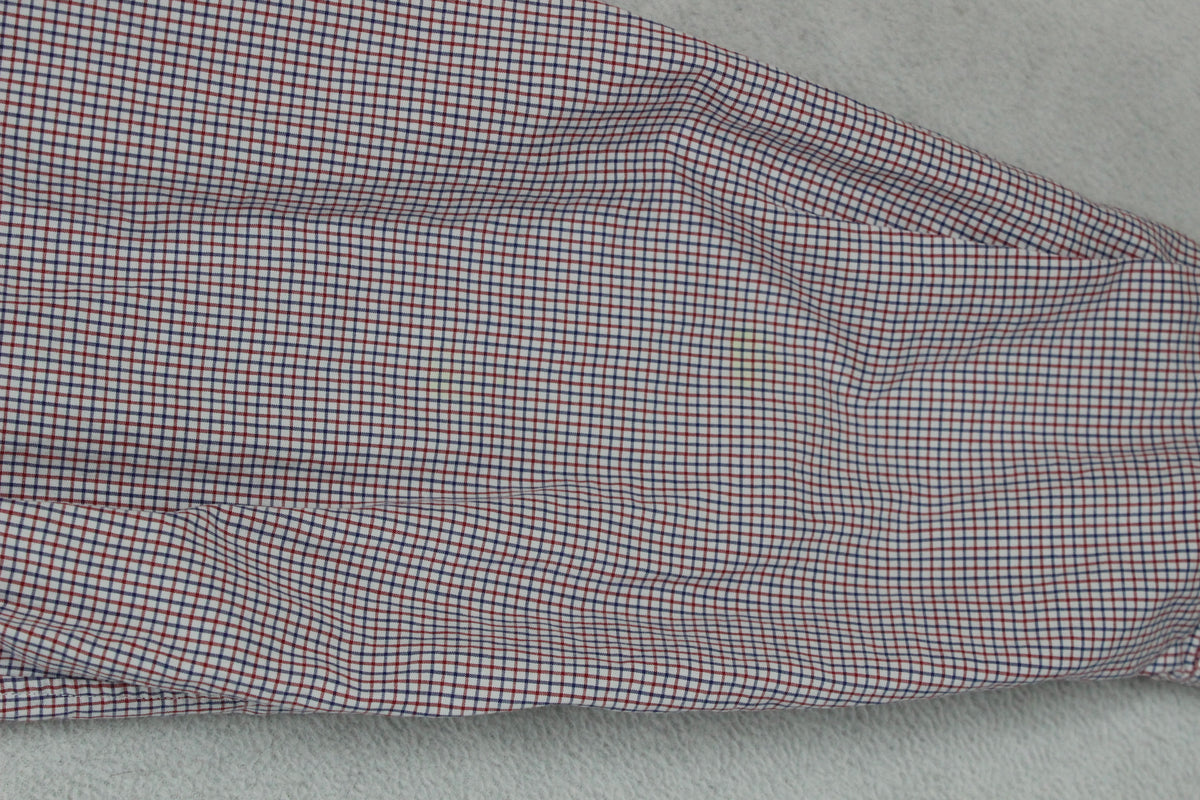 Mens Check Shirt Classic Fit Button Down