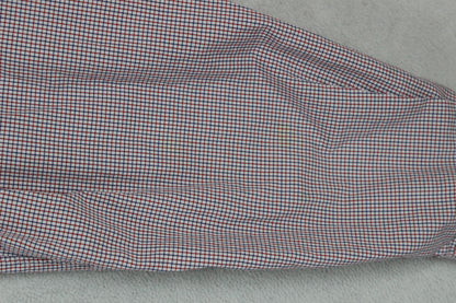 Mens Check Shirt Classic Fit Button Down