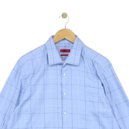 Mens Check Shirt Slim Fit