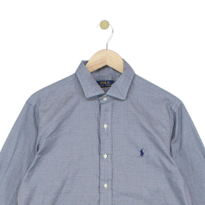 Mens Plaid Shirt Classic Cotton