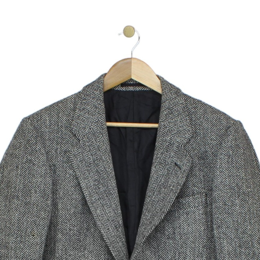 Mens Harris Tweed Blazer Uk Made Classic