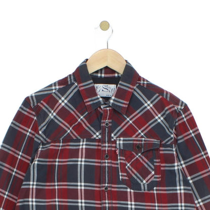 Mens Plaid Shirt Long Sleeve
