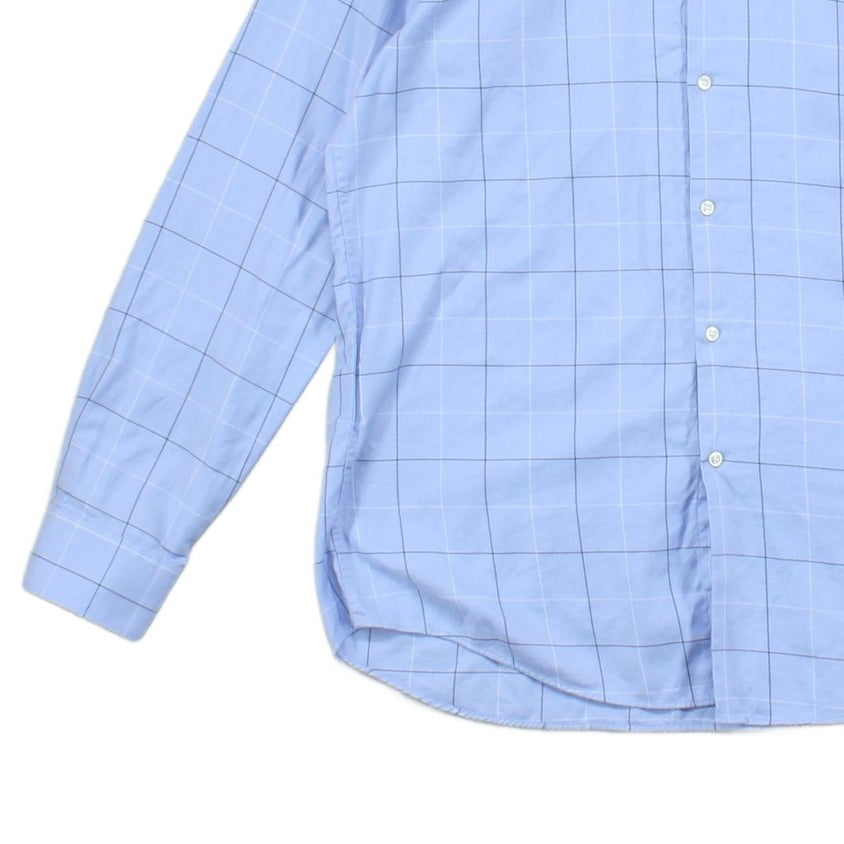 Mens Check Shirt Slim Fit