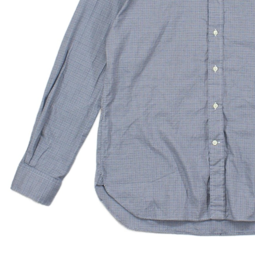 Mens Plaid Shirt Classic Cotton