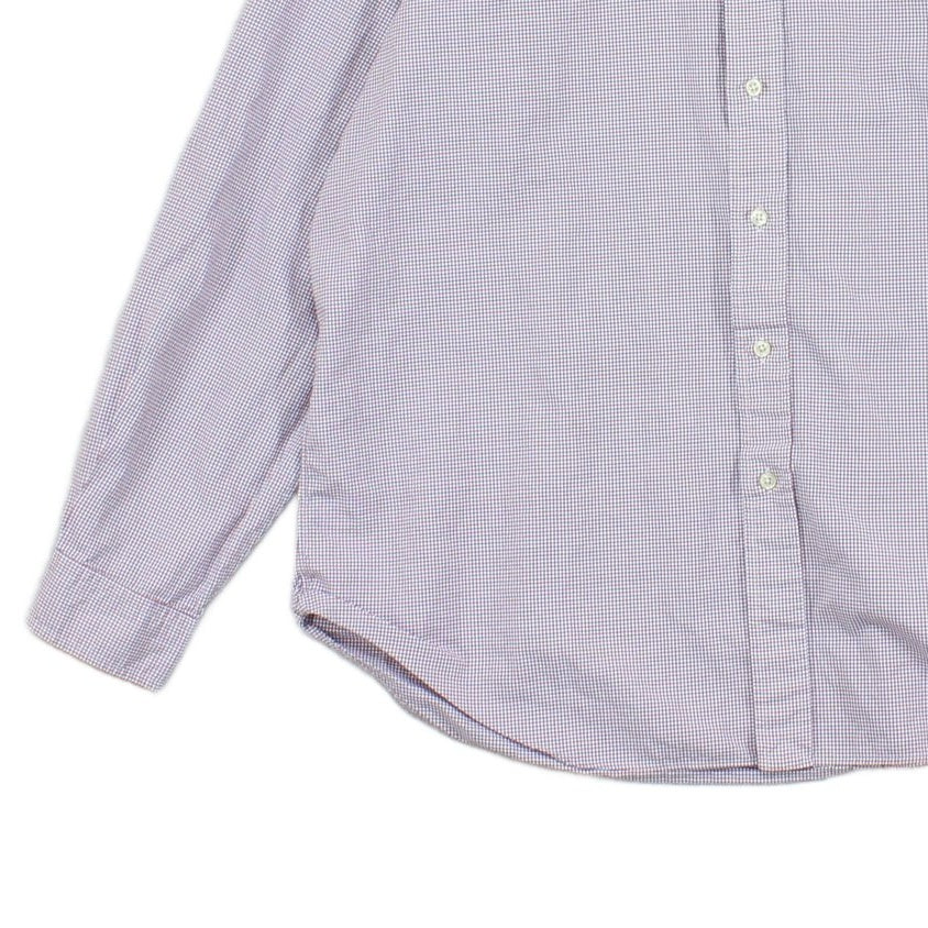 Mens Check Shirt Classic Fit Button Down
