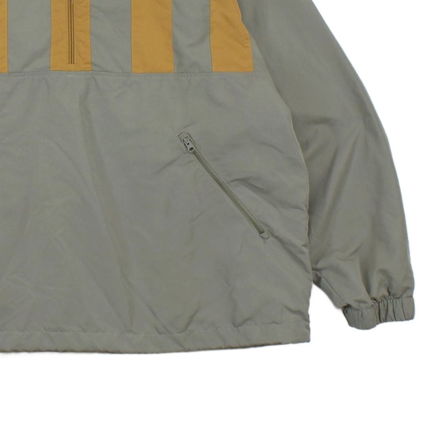 Mens Windbreaker Jacket 1/4 Zip Colorblock Oversized