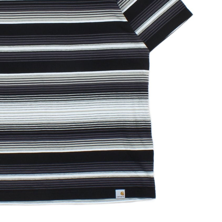 Mens Striped T-Shirt Crew Neck