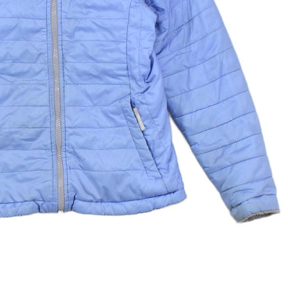 Girls Quilted Jacket Reversible Full Zip Lightweight