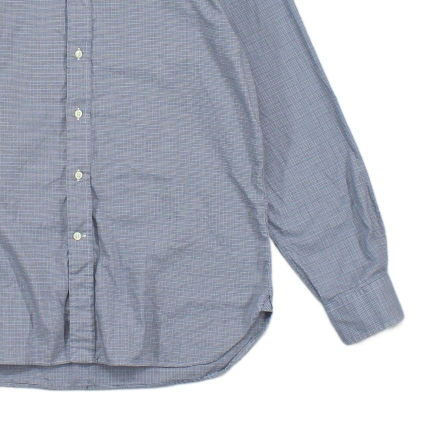Mens Plaid Shirt Classic Cotton