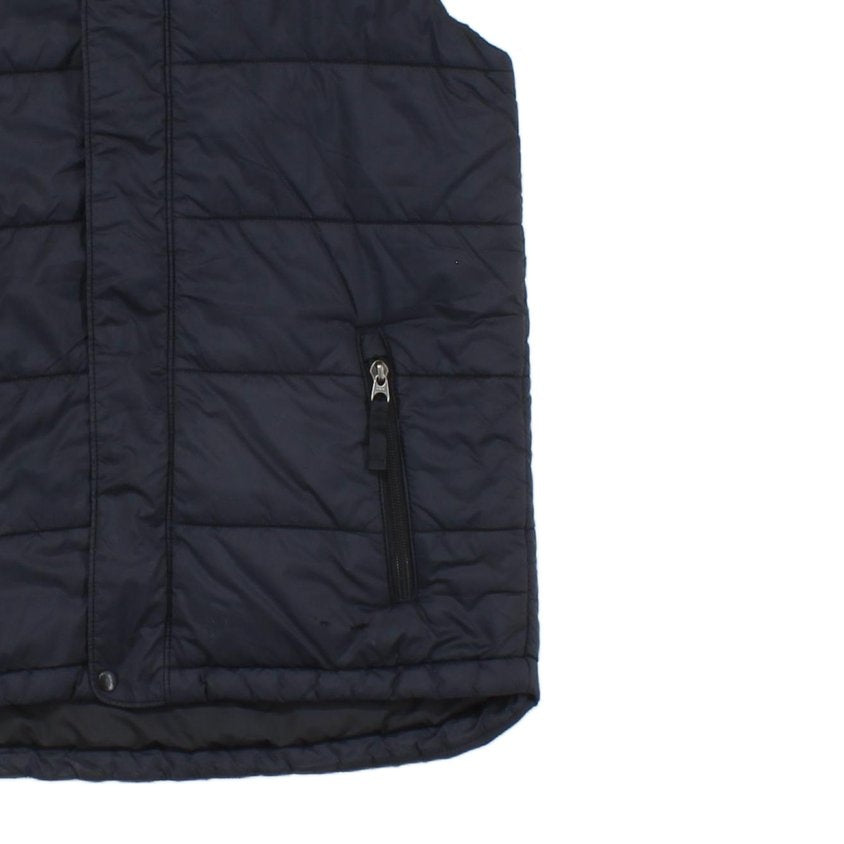 Boys Bodywarmer Hooded Puffer Winter Insulated