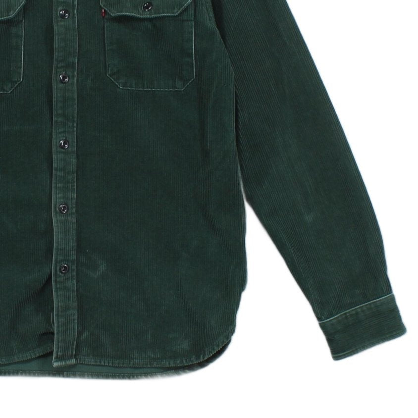 Mens Corduroy Shirt Western Button Up