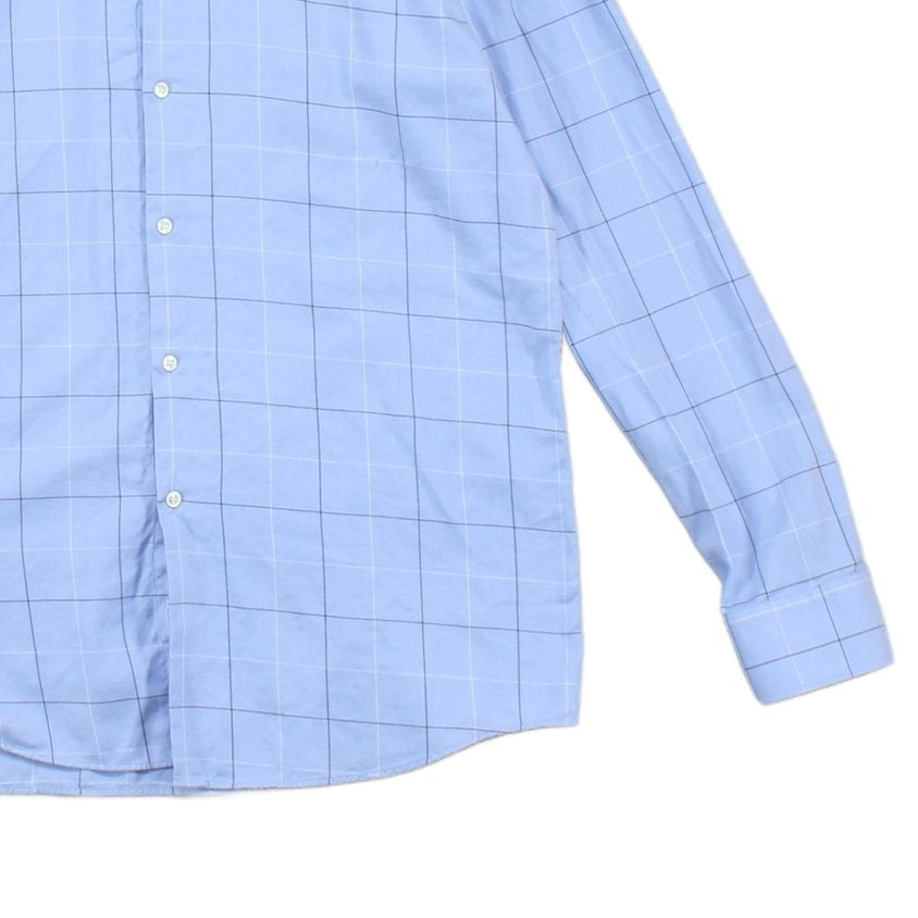 Mens Check Shirt Slim Fit