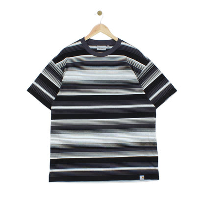 Mens Striped T-Shirt Crew Neck