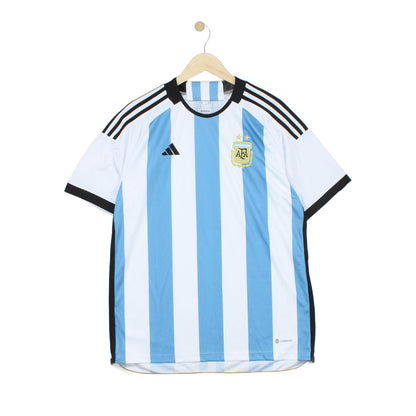 Mens Argentina 2022-23 Football Shirt Home Jersey Slim Fit