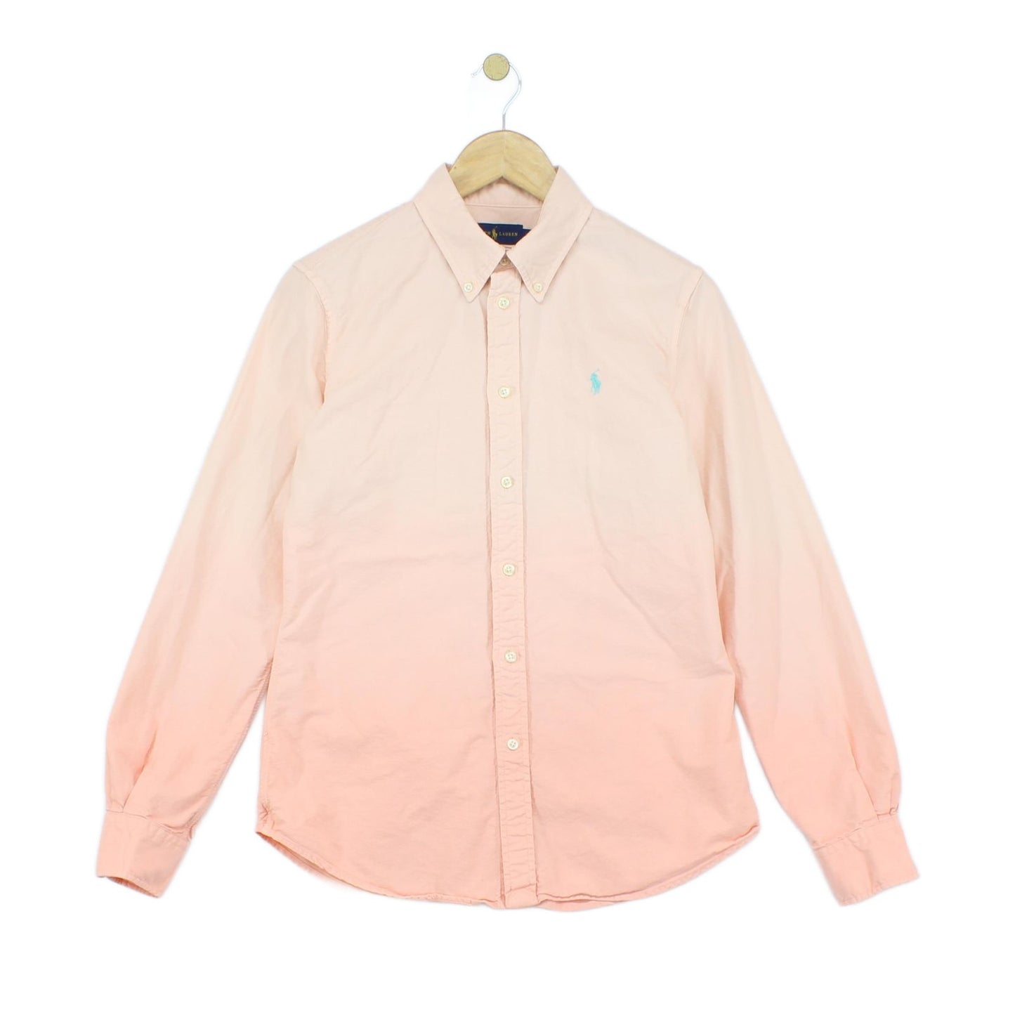 Womens Oxford Shirt Custom Fit Long Sleeve Gradient