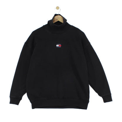 Womens Oversized Sweatshirt Pullover Roll Neck