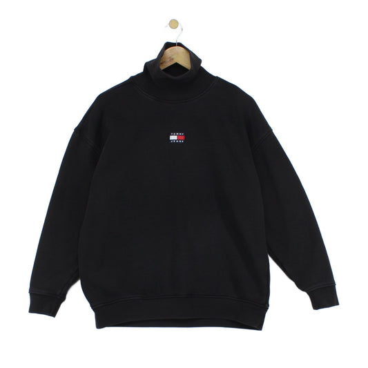 Womens Oversized Sweatshirt Pullover Roll Neck