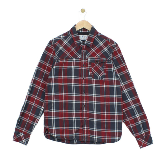 Mens Plaid Shirt Long Sleeve