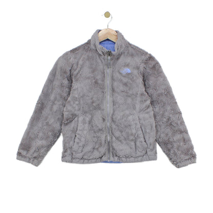 Girls Quilted Jacket Reversible Full Zip Lightweight