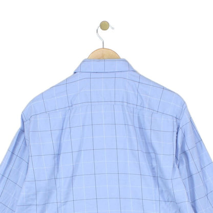 Mens Check Shirt Slim Fit