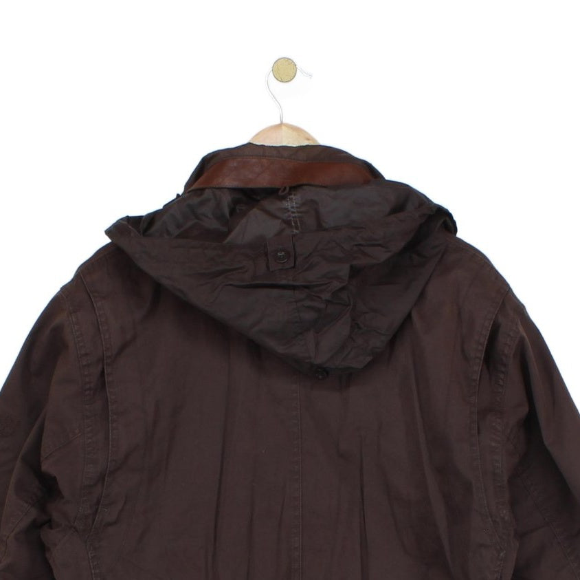 Mens Waterproof Jacket Hooded Slim Fit Outdoor