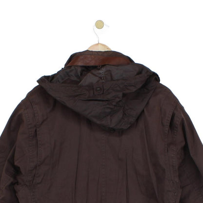 Mens Waterproof Jacket Hooded Slim Fit Outdoor
