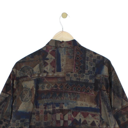 Mens Patterned Shirt Button Up