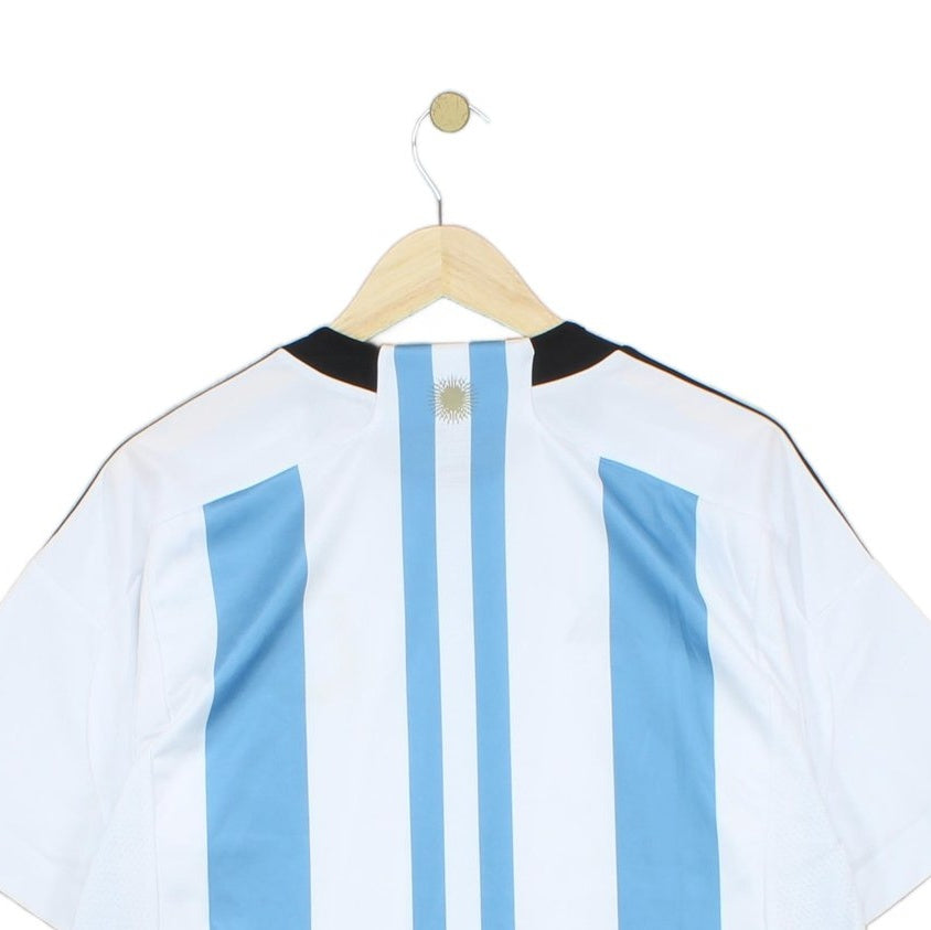 Mens Argentina 2022-23 Football Shirt Home Jersey Slim Fit