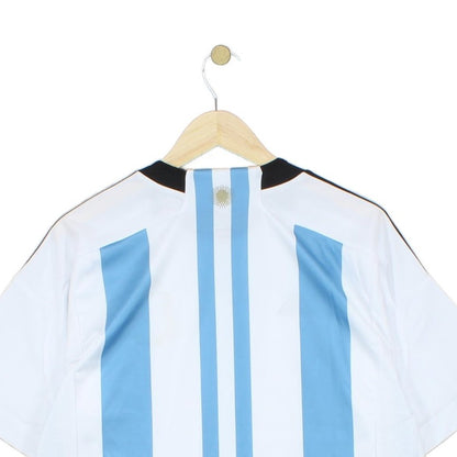 Mens Argentina 2022-23 Football Shirt Home Jersey Slim Fit