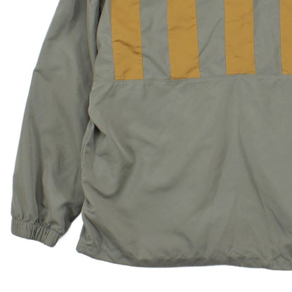 Mens Windbreaker Jacket 1/4 Zip Colorblock Oversized