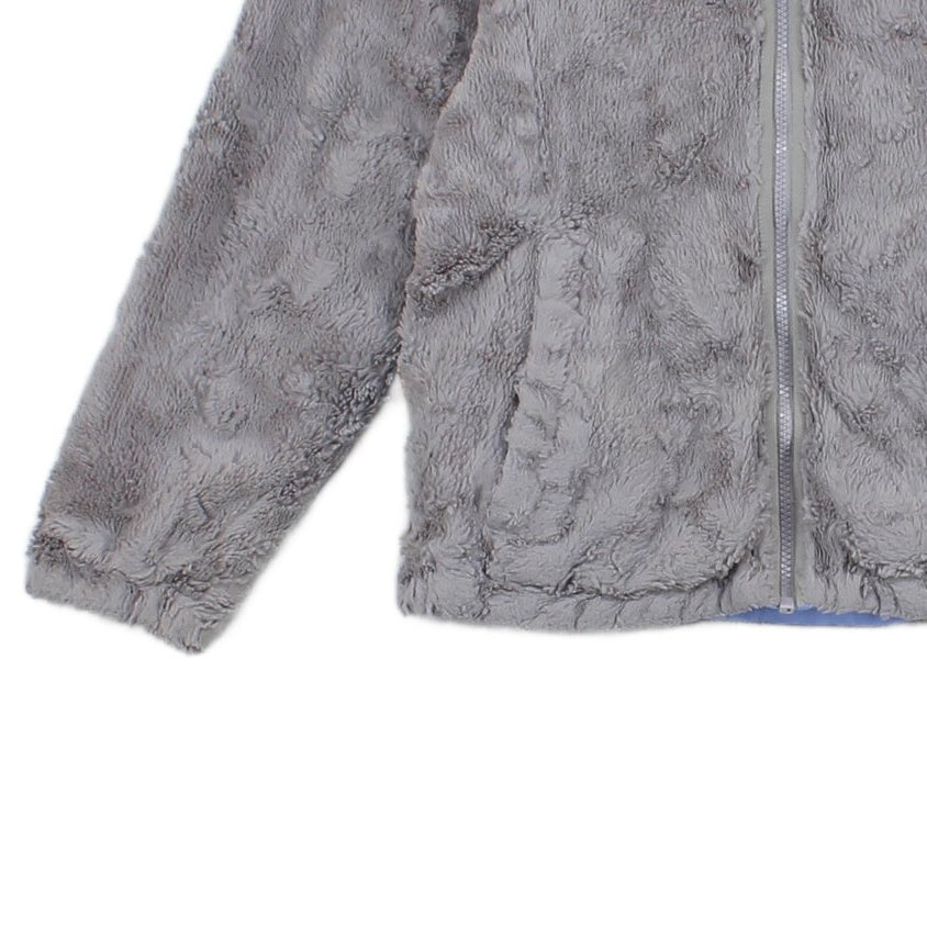 Girls Quilted Jacket Reversible Full Zip Lightweight