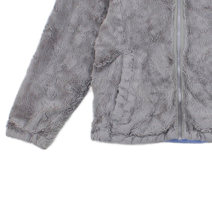 Girls Quilted Jacket Reversible Full Zip Lightweight