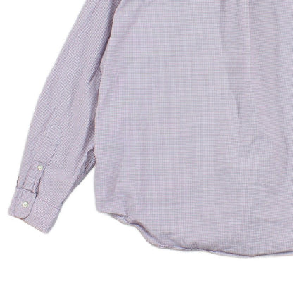 Mens Check Shirt Classic Fit Button Down