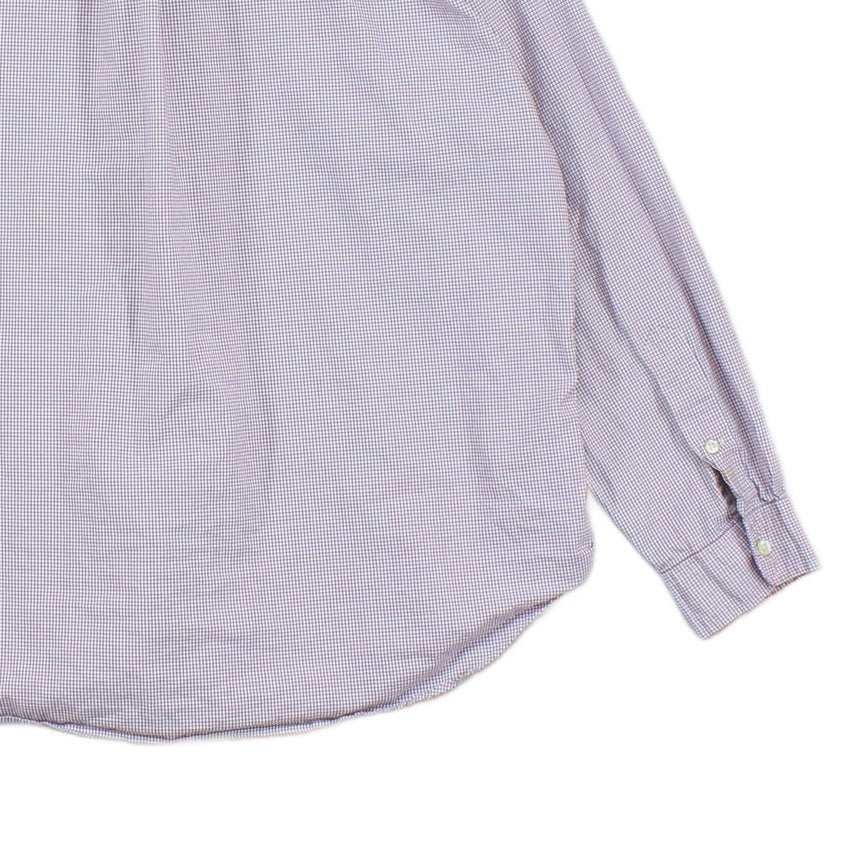 Mens Check Shirt Classic Fit Button Down