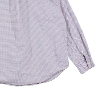 Mens Check Shirt Classic Fit Button Down