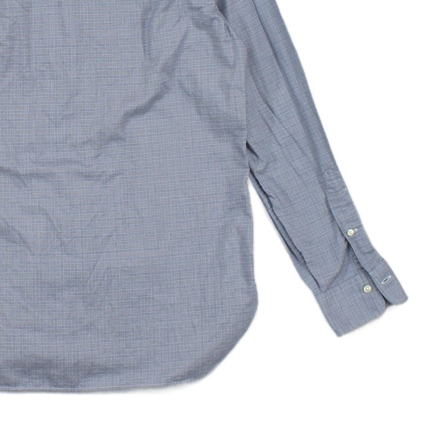 Mens Plaid Shirt Classic Cotton