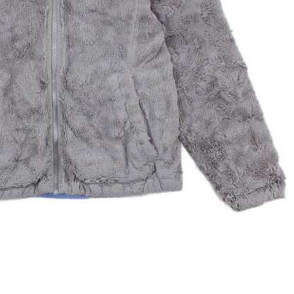 Girls Quilted Jacket Reversible Full Zip Lightweight