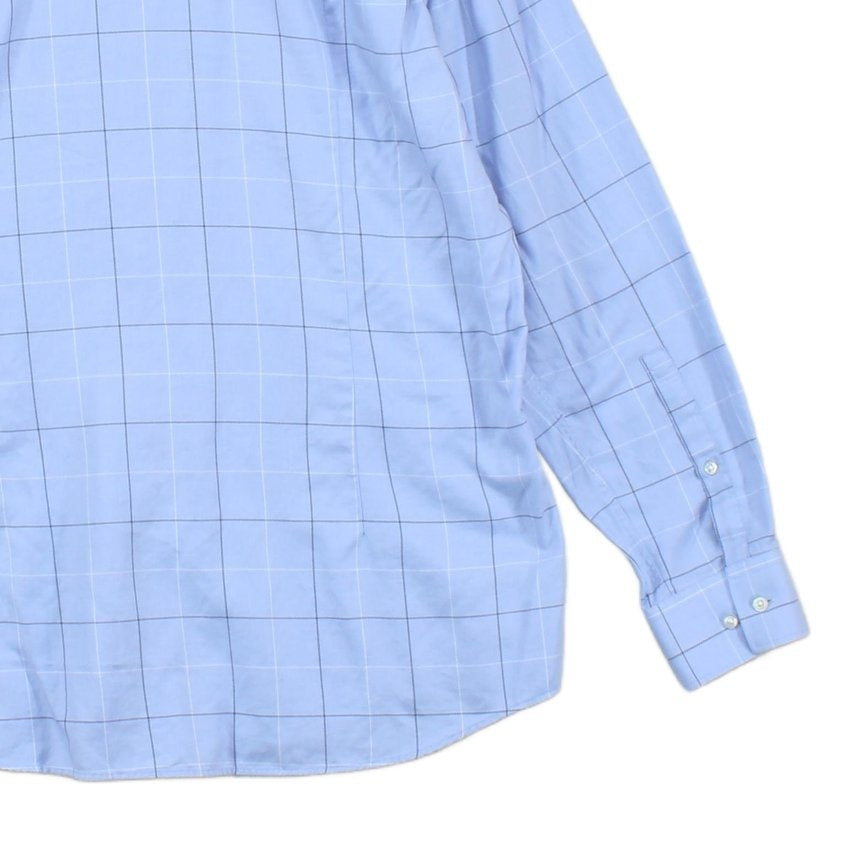 Mens Check Shirt Slim Fit