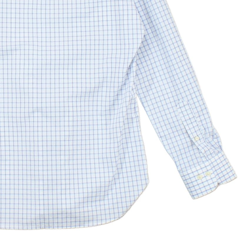 Mens Check Shirt Button Up Long Sleeve